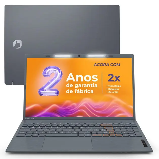 Notebook – Positivo Celeron N4020 1.10ghz 8gb 256gb Padrão Intel Hd Graphics Linux Vision C15 – Lumina Bar 15,6″ Polegadas