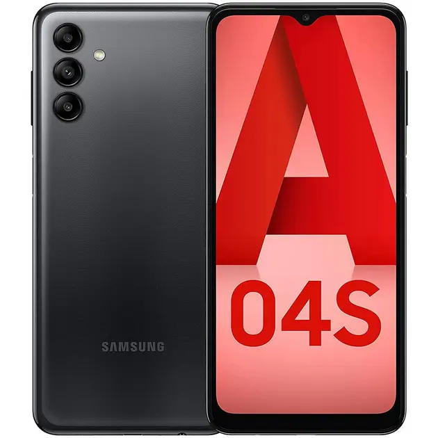 Samsung Galaxy A04s 64GB Preto Dual SIM - Smartphone com Câmera Tripla, Tela de 6,5