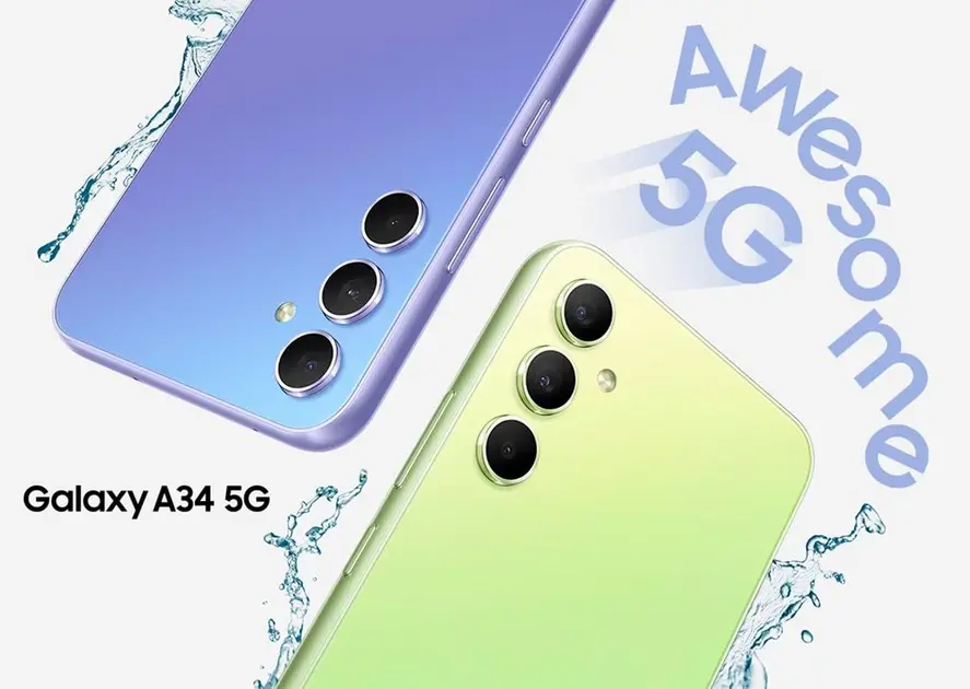 Samsung Galaxy A34 128GB 8GB RAM 5G Tela 6,6