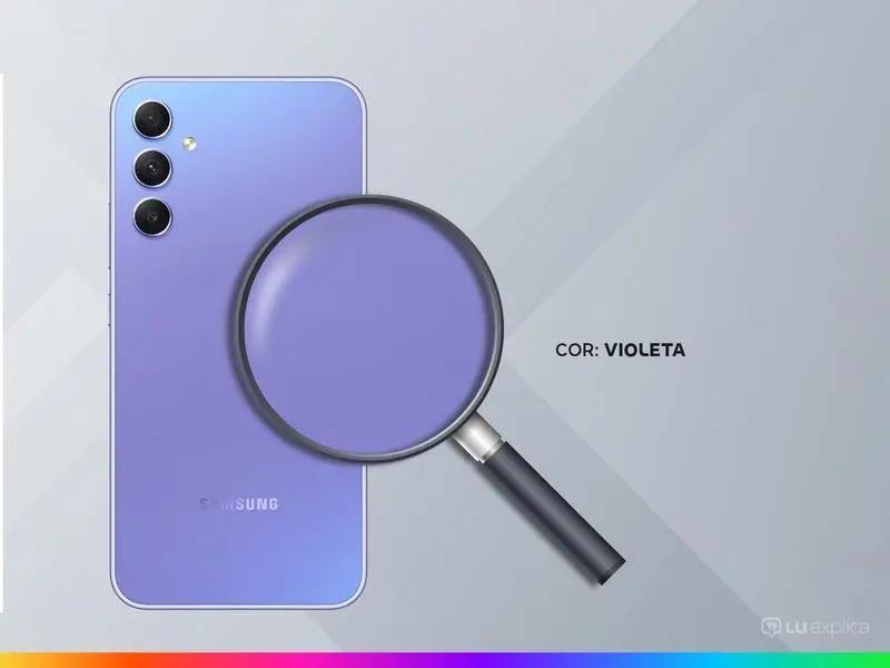 Samsung Galaxy A34 5G 128GB Violeta - Dual Chip - 6GB RAM