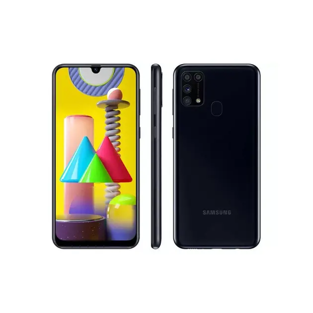 Samsung Galaxy M31 128GB Preto Dual Chip 6GB RAM Câmera Quádrupla 64MP