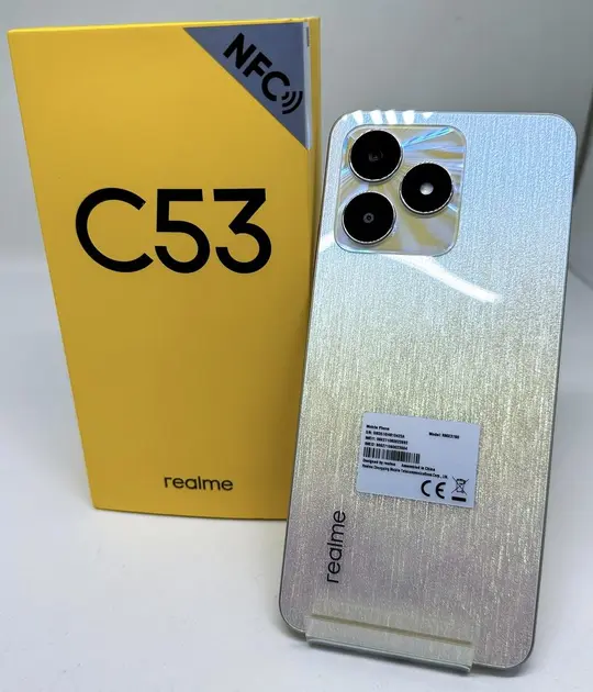 Smartphone Realme C53 Dourado 128GB Dual Chip - 6GB RAM, Câmera 50MP, Android 13