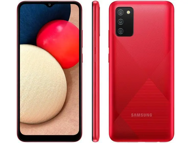 Samsung Galaxy A02s A025m 32gb Vermelho – Dual Chip