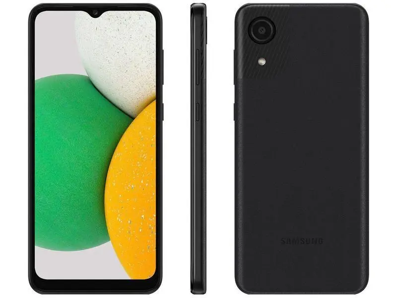 Smartphone Samsung Galaxy A03 Core 32GB Preto – Dual Chip, 2GB RAM, 8MP Smartphone Samsung Galaxy A03 Core 32GB Preto - Dual Chip, 2GB RAM, 8MP