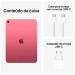 Tablet Apple iPad 10ª Geração 256GB Rosa Wi-Fi