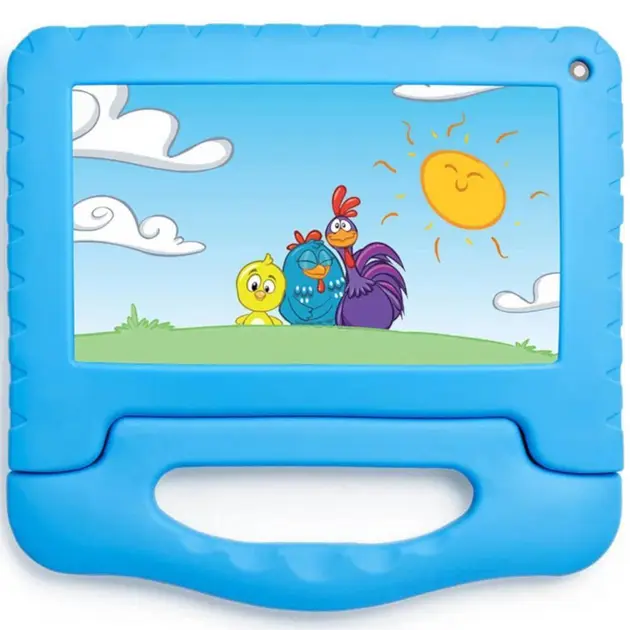 Tablet Multilaser Galinha Pintadinha Plus NB419 Azul 64GB Wi-Fi