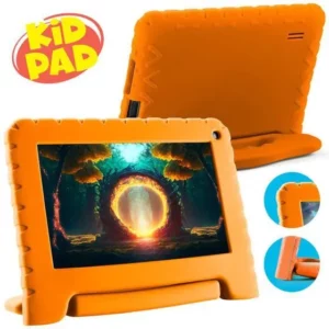 Tablet Multilaser Kid Pad NB412 64GB Laranja Wi-Fi - Ideal para Crianças