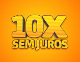 Parcele suas compras em até 10x sem juros