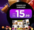 Todos Sabores na Dolce Gusto à R$15,99