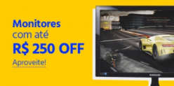 Monitores em Submarino com até R$250 OFF