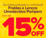 Fraldas no Carrefour com até 15% OFF